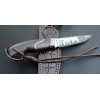 ПАНЦИР авторський ніж ручної роботи майстра Fomenko Knifes, сталь - ламінат CPM REX-121, кована, 67 HRC, замовити купити в Україні